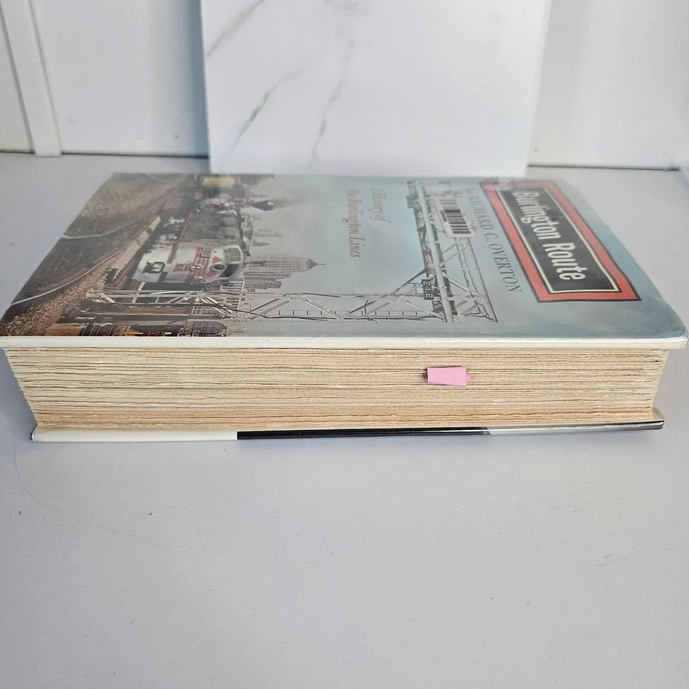 Burlington Route‎ History of Burlington Lines Richard C Overton Hardcover Book